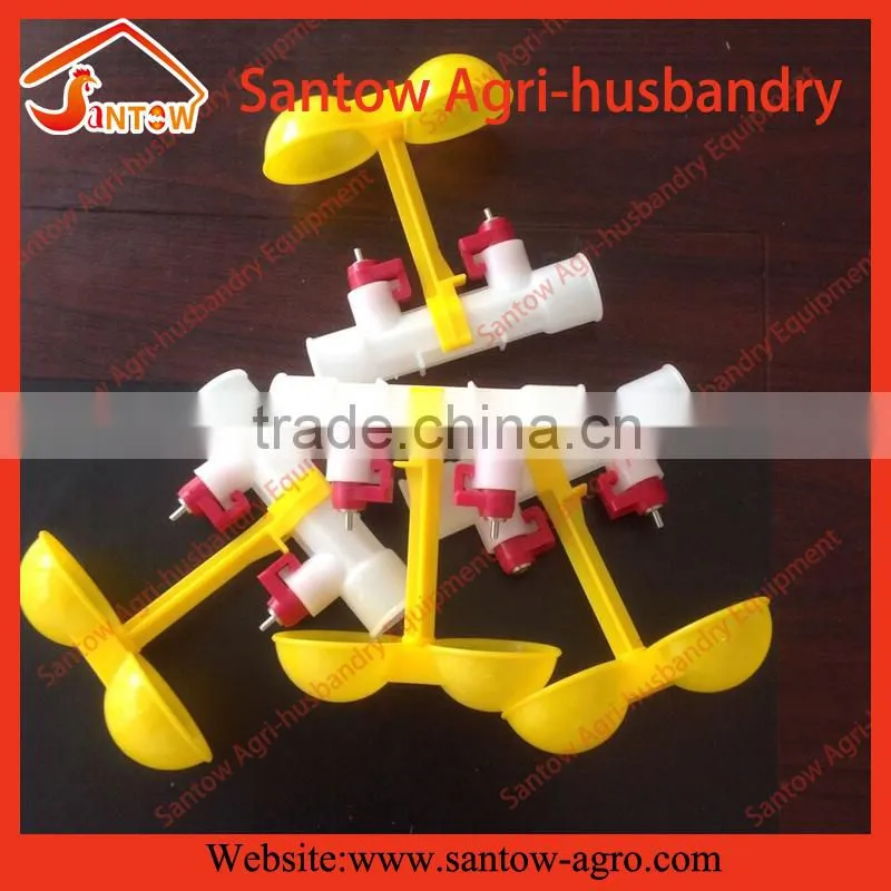 Automatic ball valve double nipple drinker
