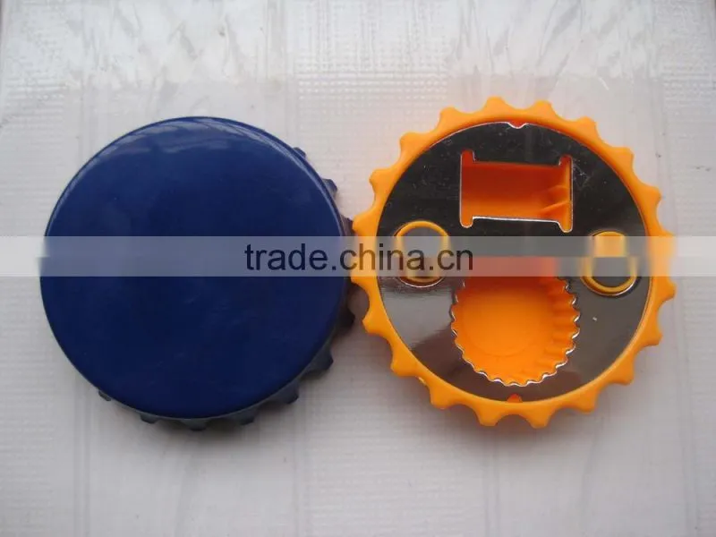 Cap shape round bottle opener
