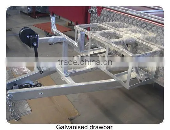 Glulam fast folding table for forward camping trailer
