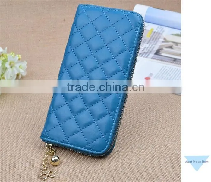 New Arrive Women Long Wallet Lozenge ladies Credit Holders Coin Purse