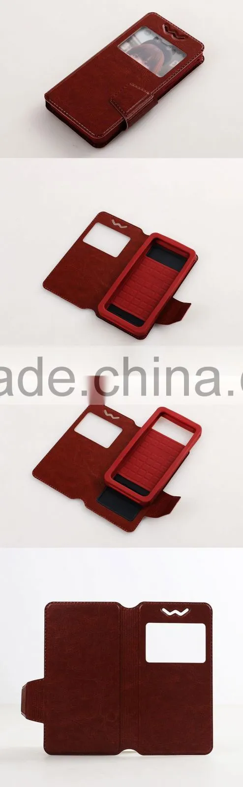 Classic item case universal 4.5" to 5.0" mobile phone flip cover case for lenovo vibe p1m for iphone 6 6s case leather