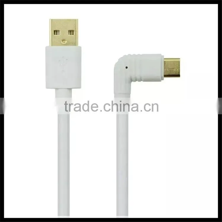 2016 Latest hot selling Usb 2.0 Vertical Type C data cable For Letv mobile phone