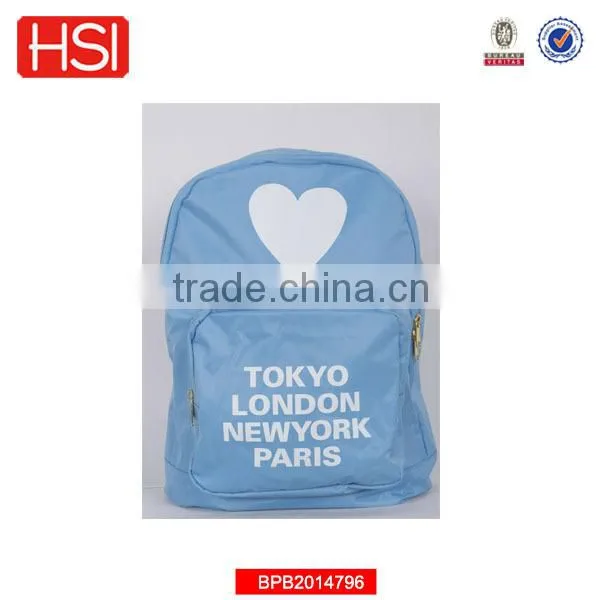 cheap factory price custom logo printed promotional rucksack backpack