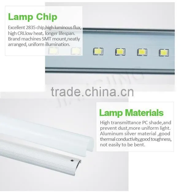 high lumen snap in with lock design120cm 18w led tube light