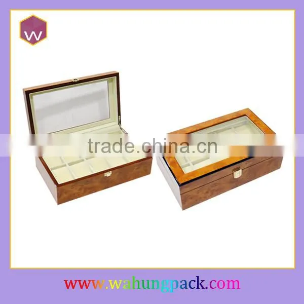 Watch And Cufflink Box Wooden Watch Box For Men