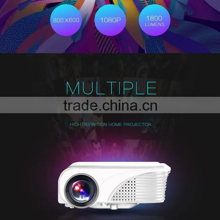 Wholesale 1800Lumens Cheap Mini LED 1080p HD Projector S320 Smart Outdoor Used Projectors Screens