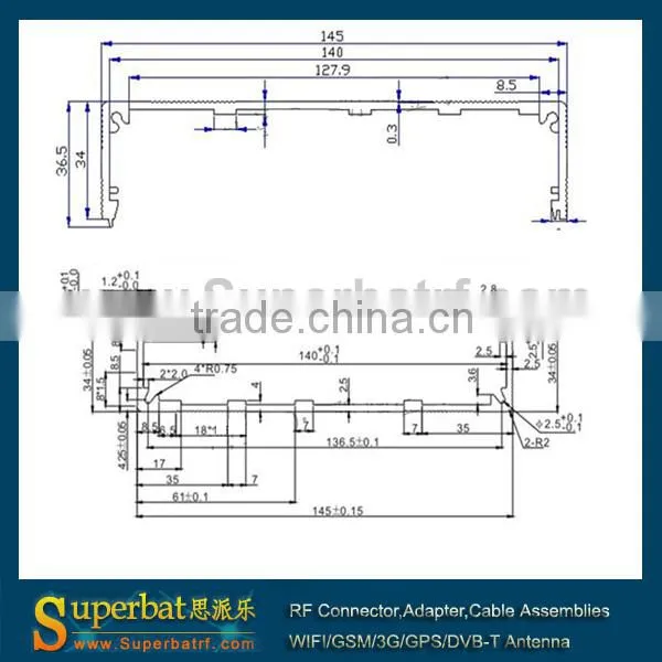 BIG OEM Silver Aluminum Enclousure for electronic Project