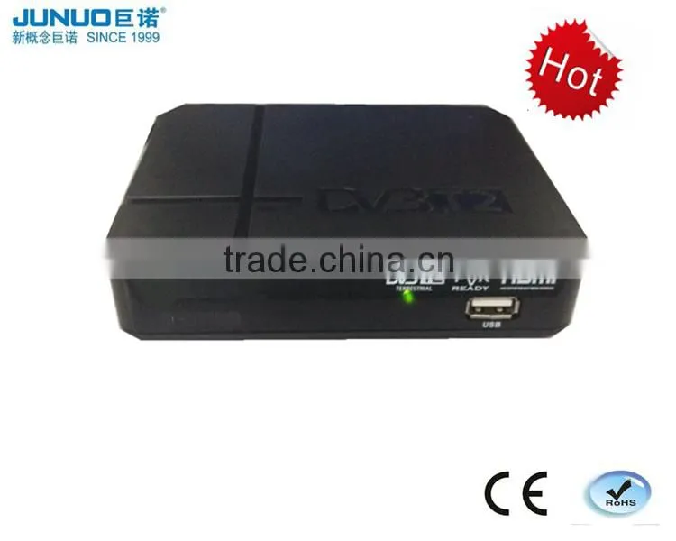 2016 Factory Directly Supply TV Receiver mstar dvb-t2 Set Top Box with plastic case low price