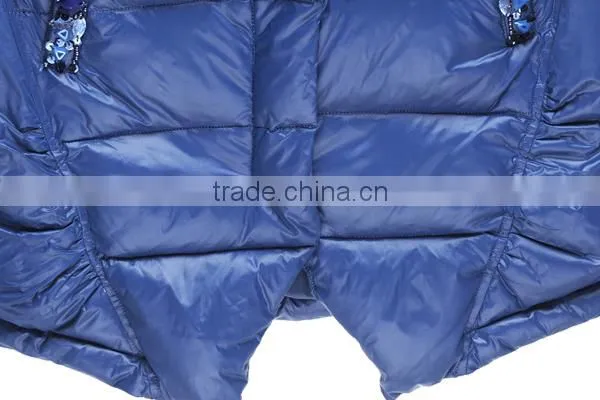 custom lady sleeveless down vest