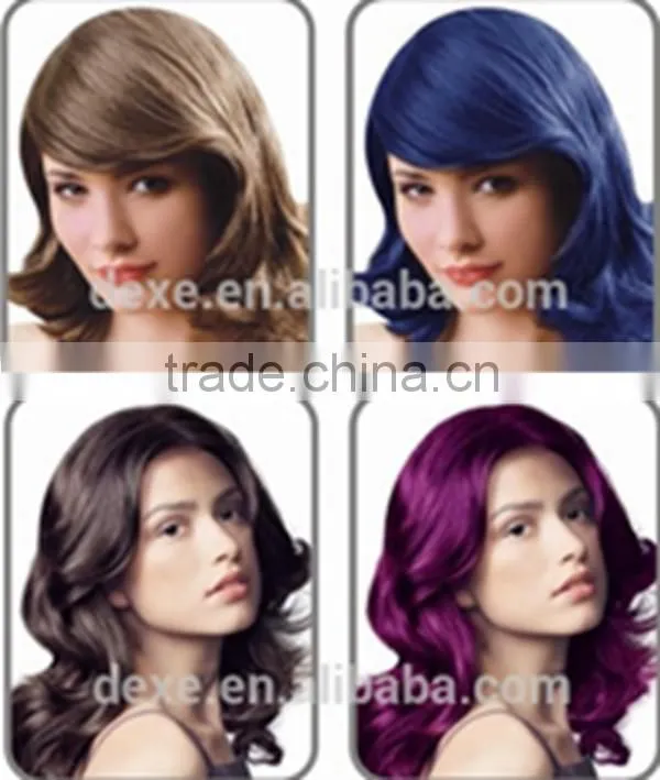 Dexe hair dye hair colorant with 12 colors