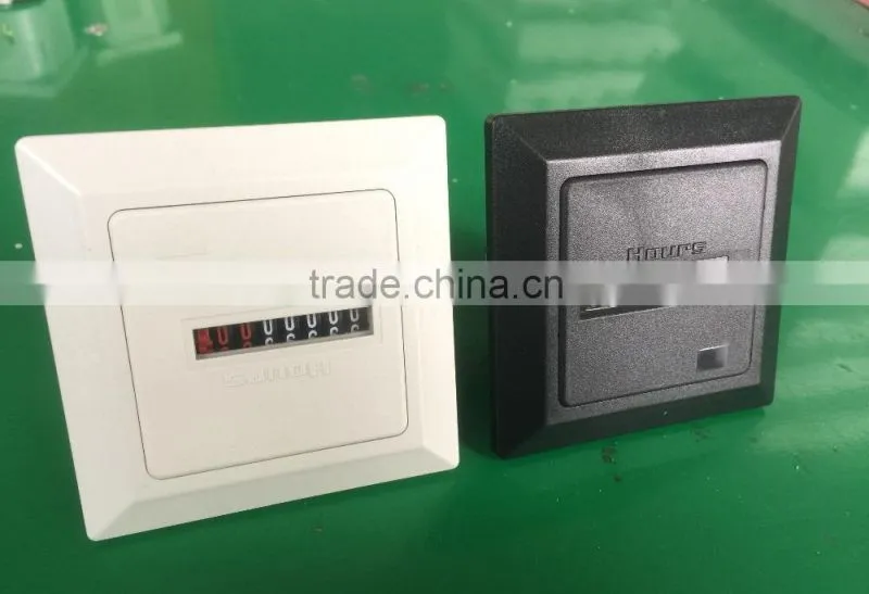 2015 Hot sale Black color HM-1 Hour Meter With Frame AC220V 50Hz 48*48mm 72*72mm