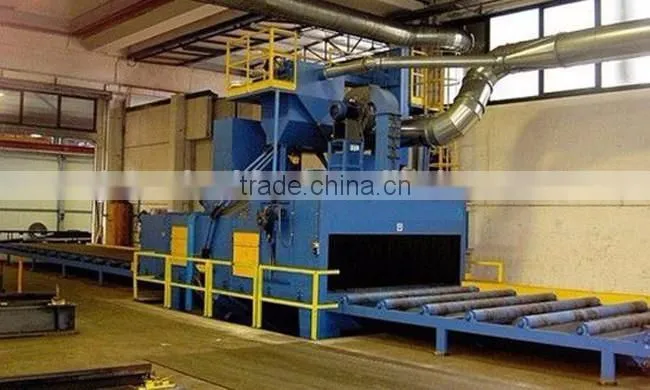 Roller conveyor H Beam Shot Blast cleaning Machines