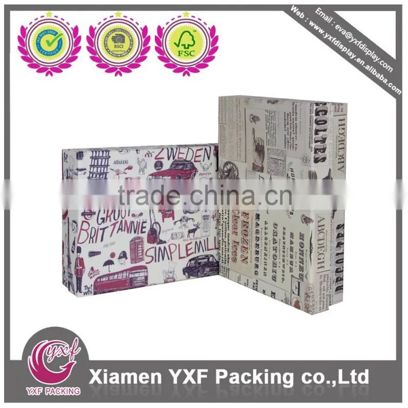 Custom printed paperboard box for packaging