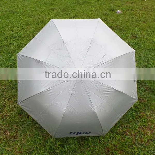 Silver-coated outdoor large sun umbrella