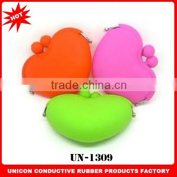Best sales silicone metal clutch coin pouch