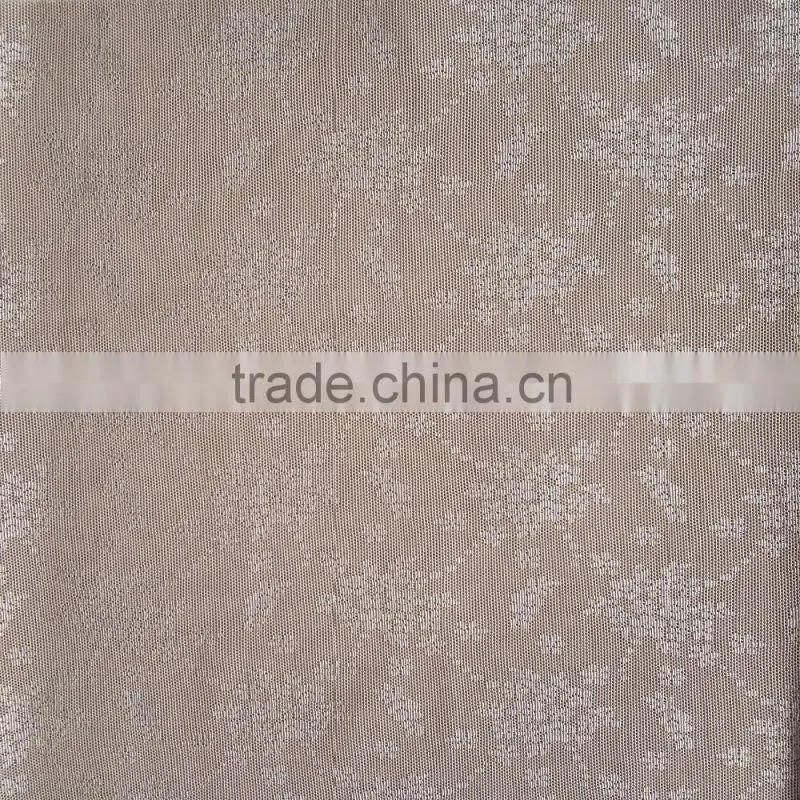 Factory make to order supply type nylon spandex mesh knit fabric jacquard