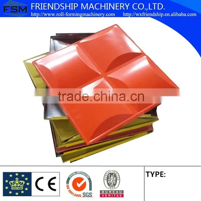hydraulic press forming machine for 3D wall decration with dedicated keel machine