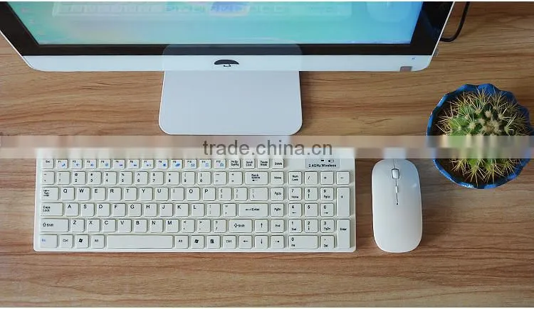 2.4Ghz wireless desktop laptop computer keyboard mouse