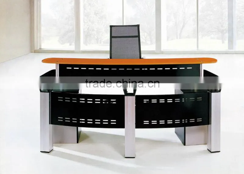 office furniture glass Hotel reception desk Modern 2-layer Reception Desk | reception table/PT-P003