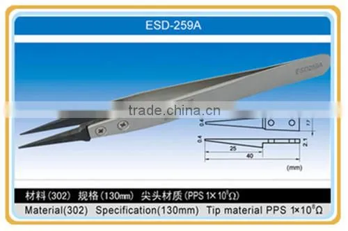 302 # ST Series Stainless Steel Replacement VETUS Tweezer for industrial use