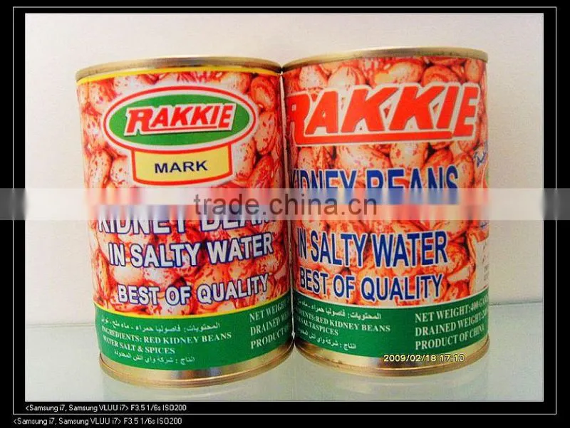 Canned Light Speckled Kidney Beans to Yemen market