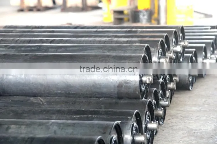 High-performance industrial transportation belt conveyor steel roller