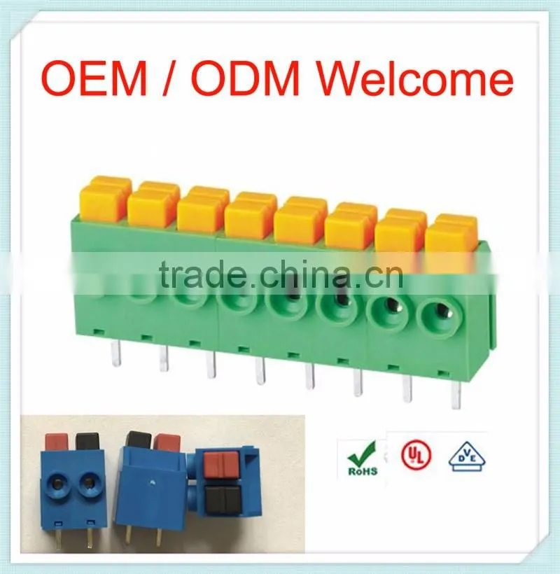 Factory Price screwless terminal block connector wago type terminal blocks