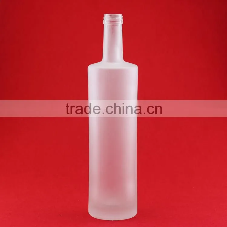 Custom design mongolian vodka bottle high quality spirit bottle wholesale glass bottles