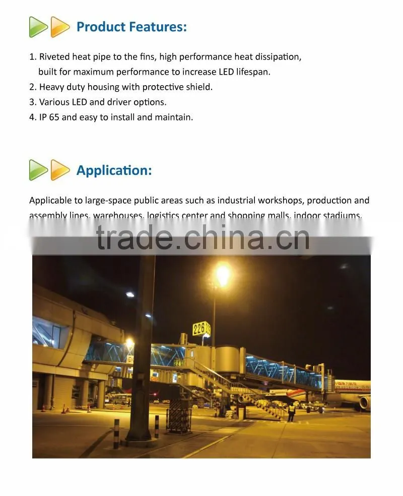 500W IP65 High Power TUV CE Approval LED high bay lamp