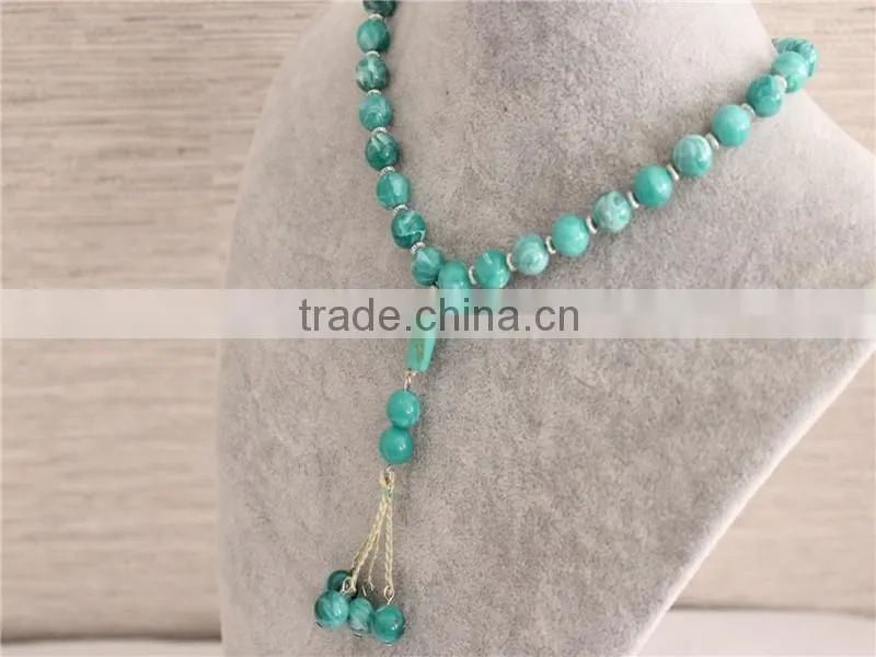 Stock Wholesale Arylic Resin Beads Statement Necklace