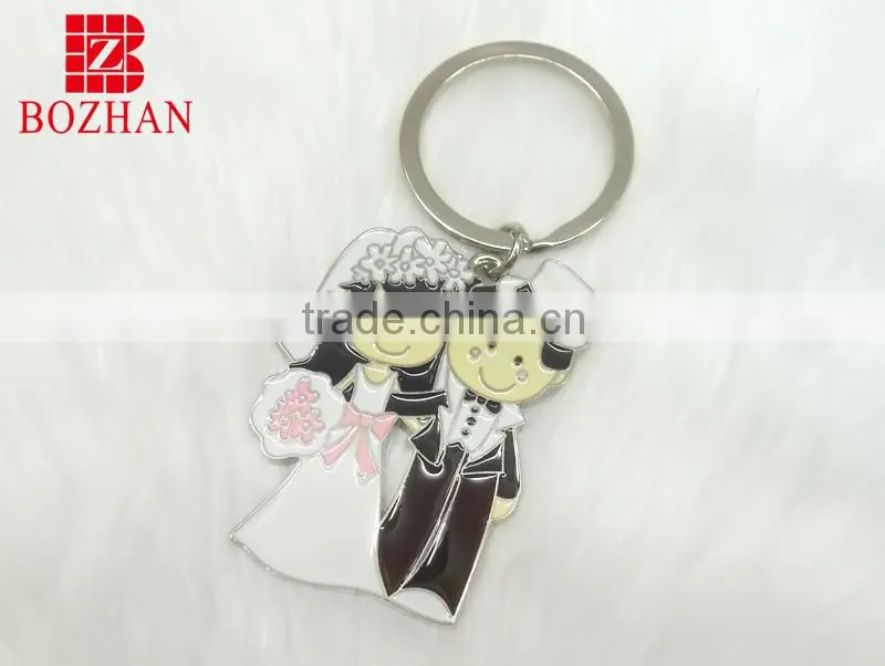 ODM charms alloy keychain for wedding souvenirs