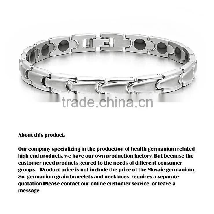 titanium germanium magnetic bracelet with cheap price tungsten germanium 99.9999%
