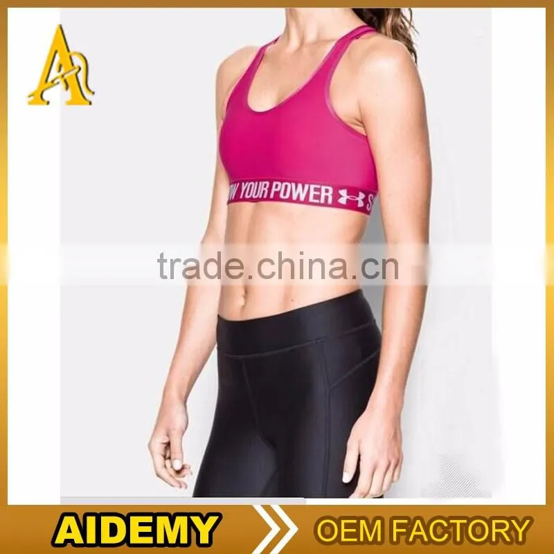 Elastic sport bras bottom for elastic sport bras with padding of elastic sport bras
