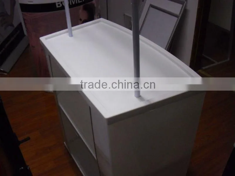 Portable plastic promotion table, outdoor billboard advertising equipment