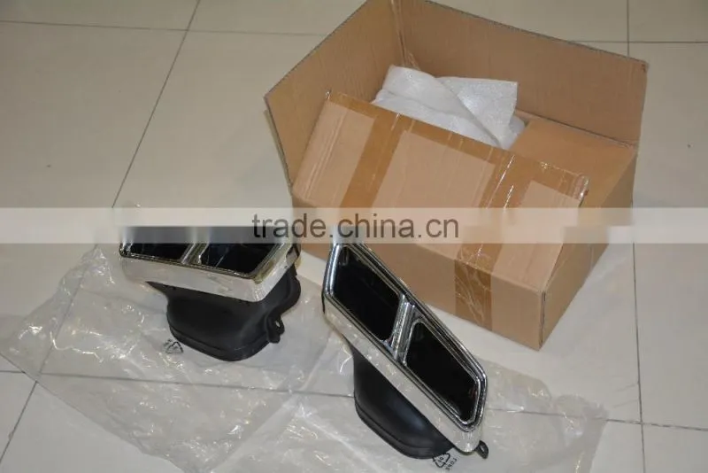 Exhaust tail pipe tips for Mercedes Benz W205 C63 C450 C Class chrome