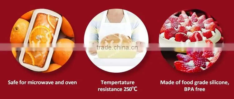Household Cookware Product Silicone Non Stick Round Plate