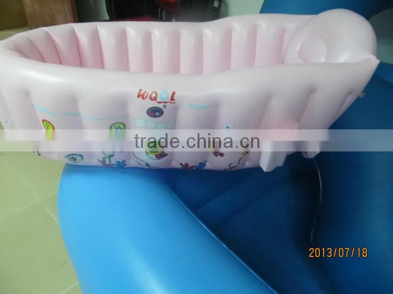 PVC Inflatable baby bathtub/ folding baby bathtub