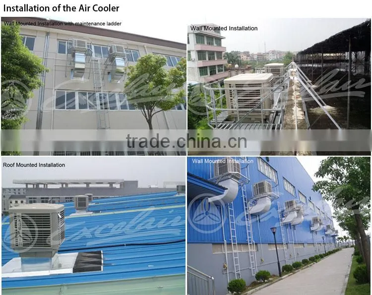 High quality desert air cooler by water evaporation for factory air cooling