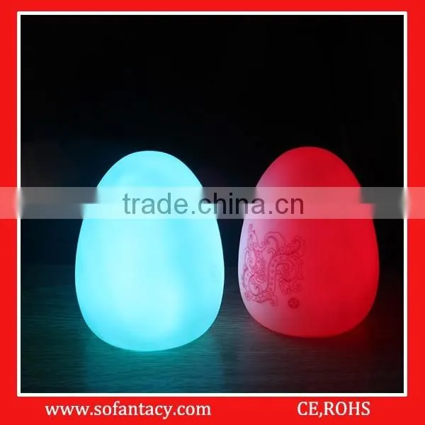 colour changing egg shape party lamp light