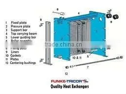 plate heat exchanger water to sea water