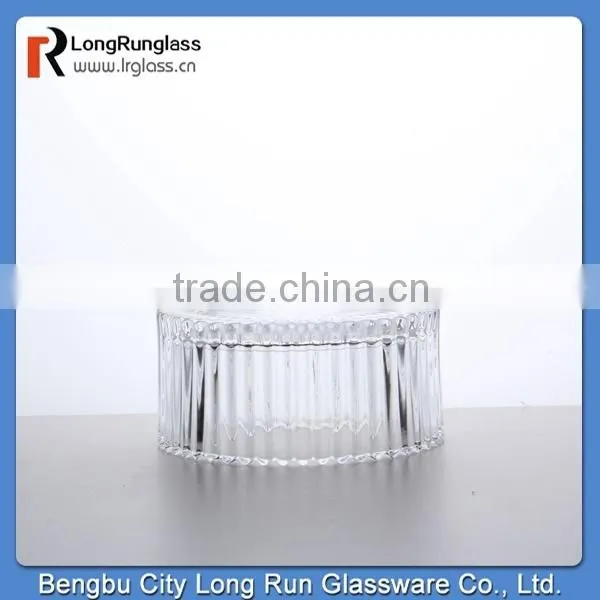 LongRun 12cm high beautiful ger modelling glass candy dish