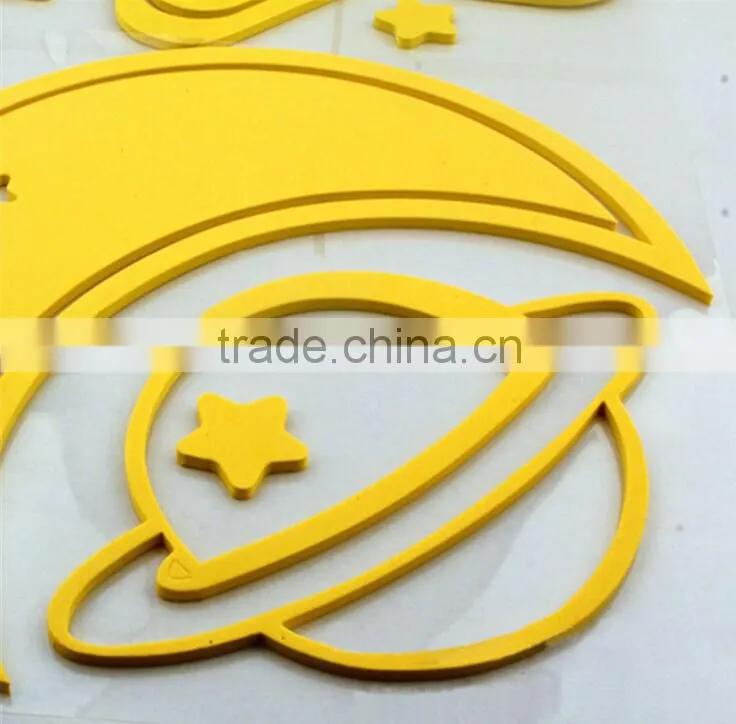 Custom die cut eva sticker,diy wall stickers home decor