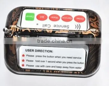 Advanced queue management guest calling muti button pager