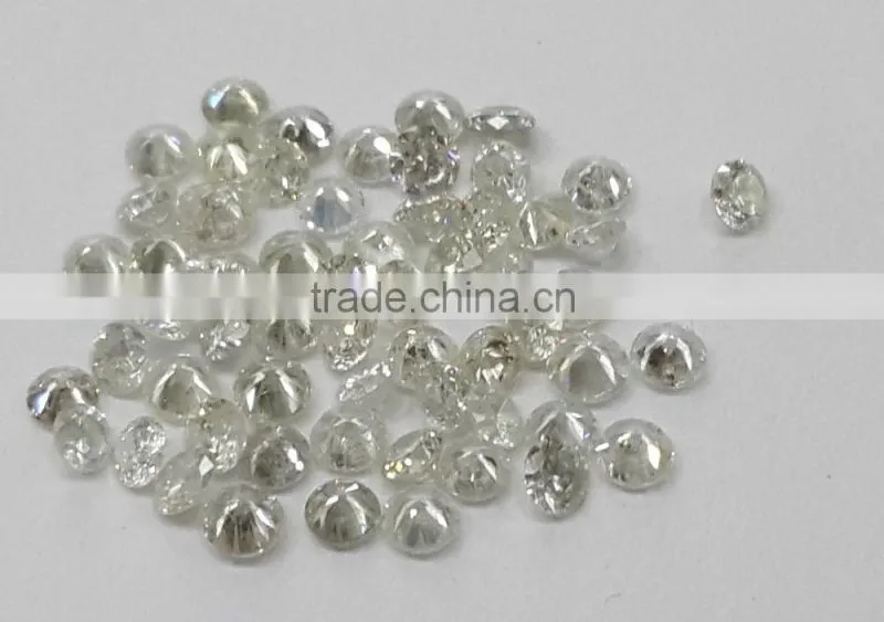 0.7-1mm 1ct Lot I Clarity F Color Natural Loose Brilliant Cut Diamond Non-treated