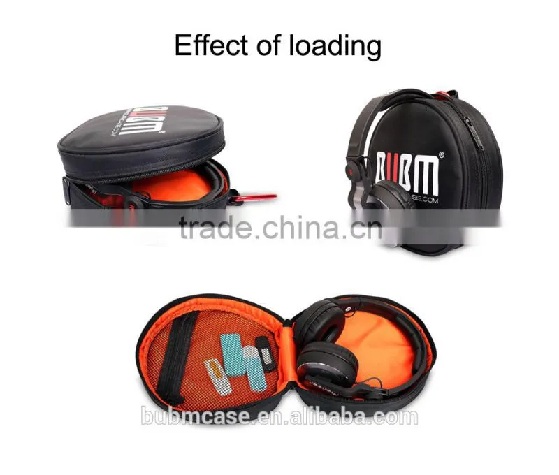 HDJ500 BUBM Round Professional DJ Controller Earphone Black Nylon Bag