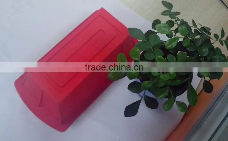 Non stick silicone baking ware microwave safe rectangle square shape cake mold