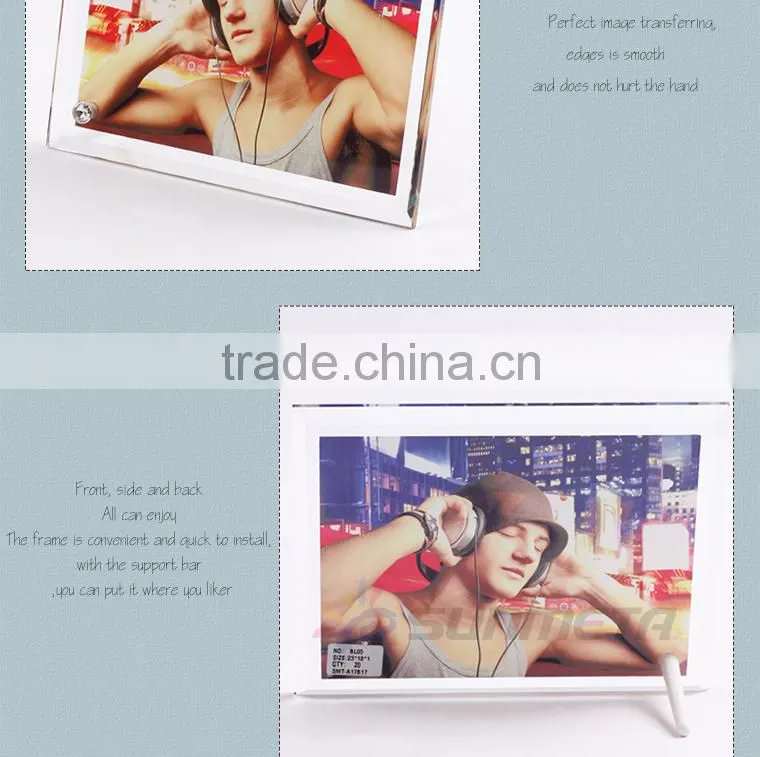 Sublimation Glass Photo Frame At Low Price Wholsale Made in China BL-05