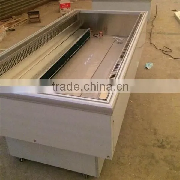 1.4m small size commercial supermarket display mini ice cream freezer