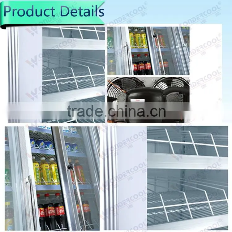 280L soft drink commercial used upright single door cooler