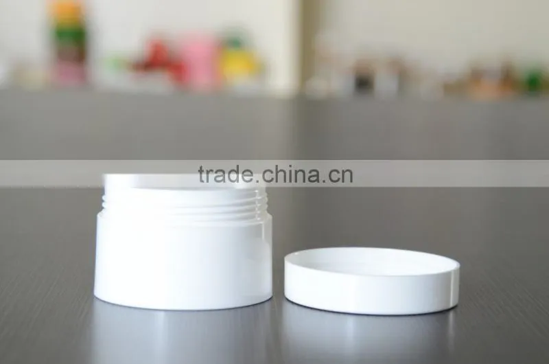 white color Large PP Plastic Cream Jars 200g 250g 500g